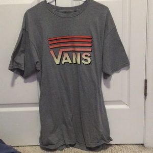 vans gray t-shirt